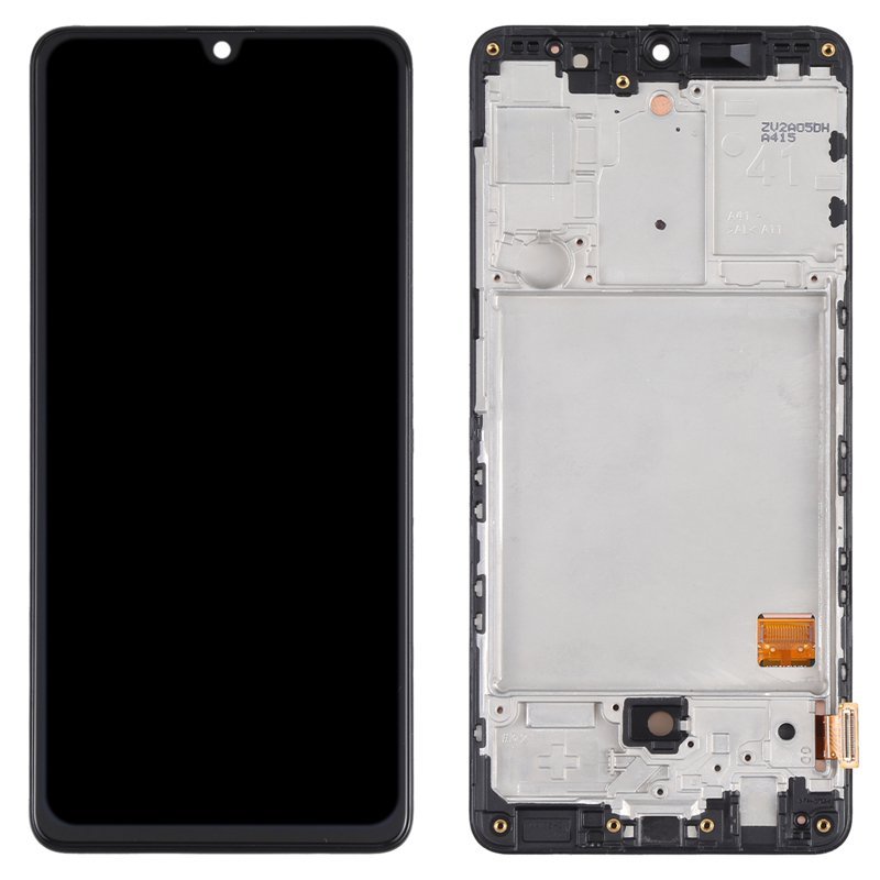 Screen Replacement With Frame for Samsung Galaxy A41 A415 Black Original