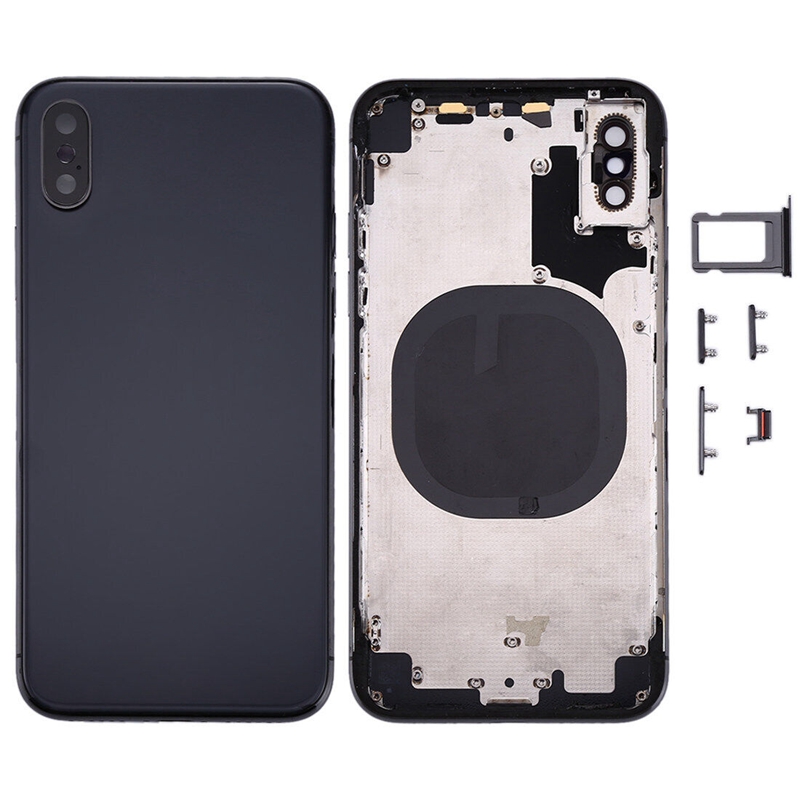 Back Housing Cover with SIM Card Tray & Side keys for iPhone X HQ