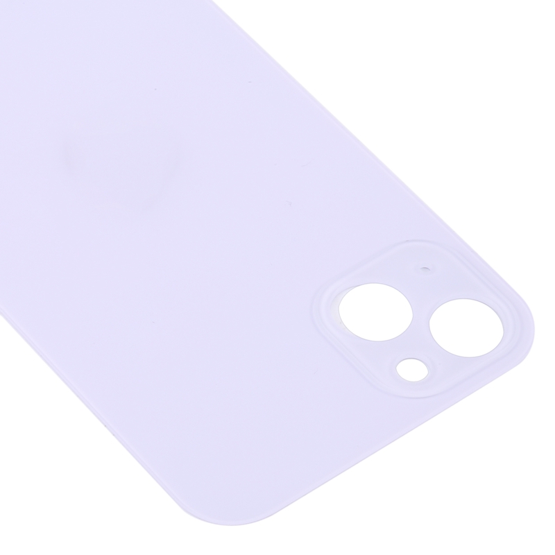 Big Camera Hole Glass Back Battery Cover For iPhone 14 Plus Purple HQ