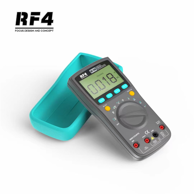 RF4 RF-17N 6000 Counts True-RMS Multimetro Digital Multimeter Auto  Range Transistor Tester esr Clamp Meter Multimeter