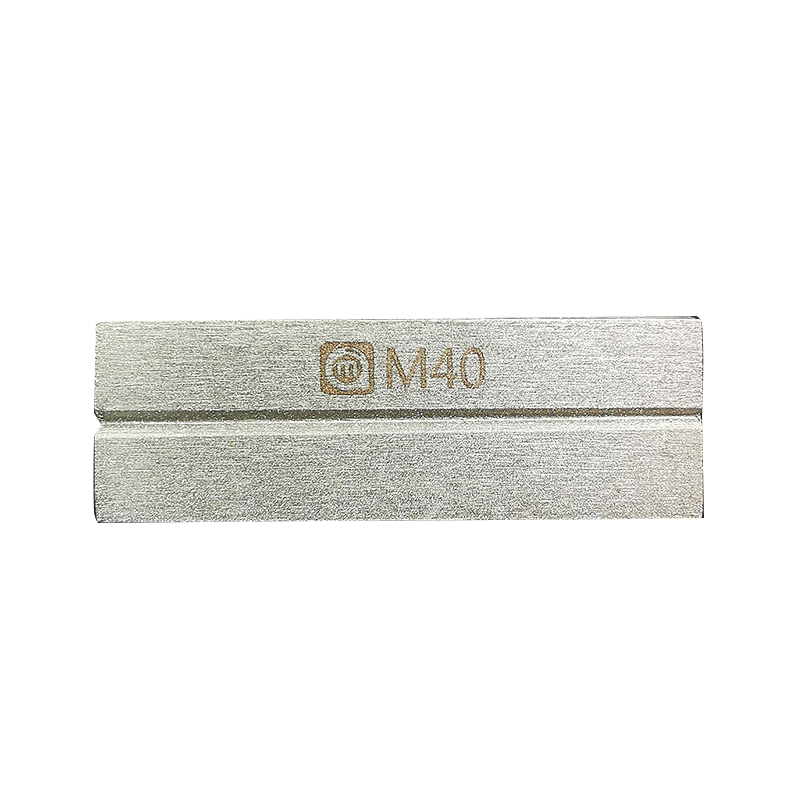 AMAOE M40 Gold-plated steel whetstone for polishing scorpion grinding blade double-sided tweezers