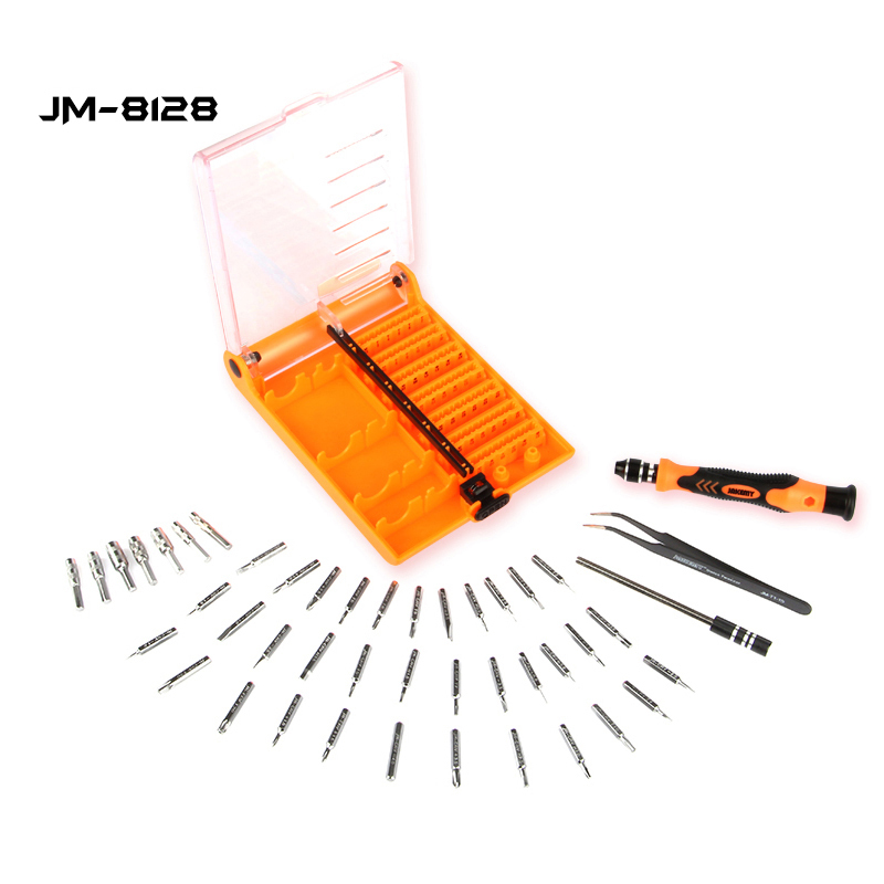 JAKEMY 45 IN 1 JM-8128 Precision Screwdriver CR-V Drivers DIY Hand Tool Kit All in One Set for Computer Mobile Phone Gamepad