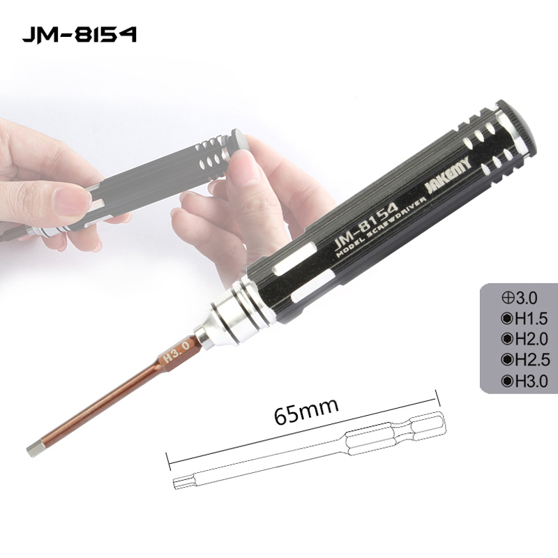 JAKEMY JM-8154 6 pcs in 1 precision screwdriver set for home appliance repair DIY repair tool