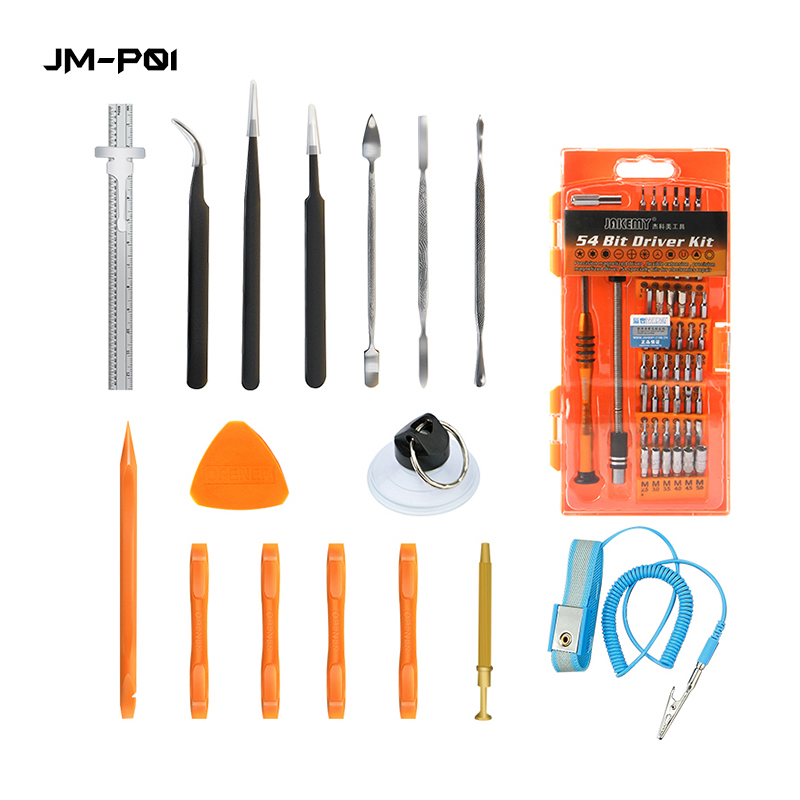 JAKEMY JM-P01 74 in 1 Professional Electronic Repair Toolkit Portable  Precision screwdriver set for Electronic DIY Repair