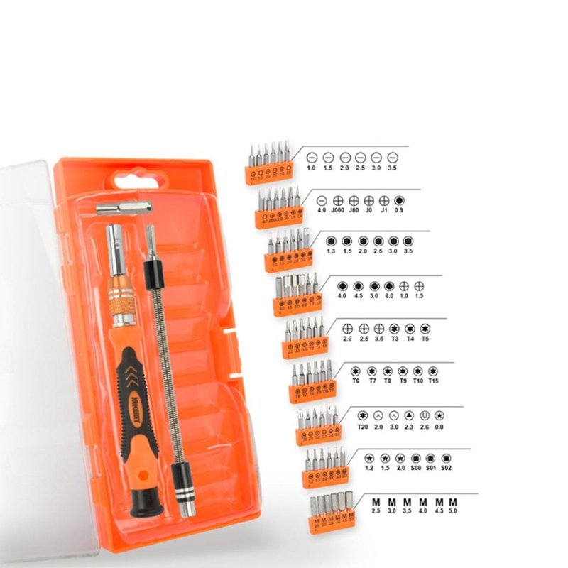 JM-8125 58-in-1 Hardware Tool Combination Screwdriver Set Computer Tablet Mobile Phone General Maintenance Tool