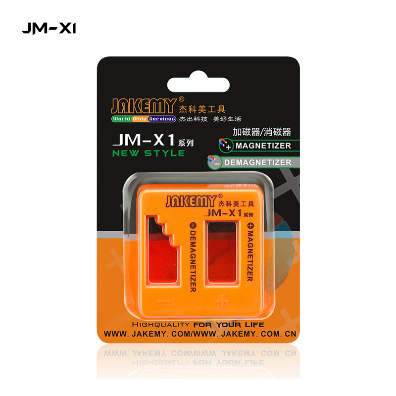 Jakemy JM-X1/JM-X2/JM-X3 Magnetizer and Demagnetizer for Screwdriver Tip Tweezers