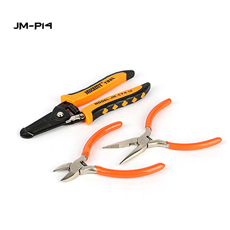 JAKEMY JM-P14 14 In 1 Multifunction Screwdriver Hand Tool Kit with Solder handle and All Types of Pliers