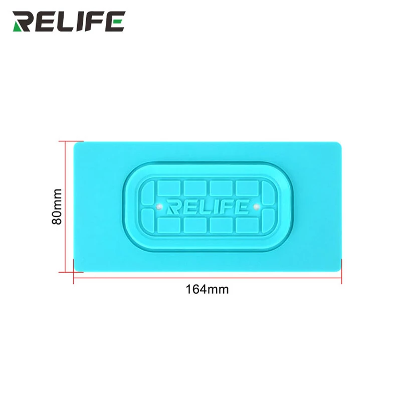 RELIFE Anti-slip Heat-resistant Silicone Pad Universal 7-inch Curved Screen Separator Protective Phone Repair Mat Rl-004SA