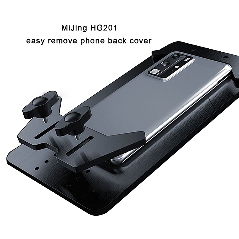 MJ HG201 Universal Phone Back Cover Glass Removal Repair Holder For  iPhone Repair Removing Mobile Phone Rear Back Cover