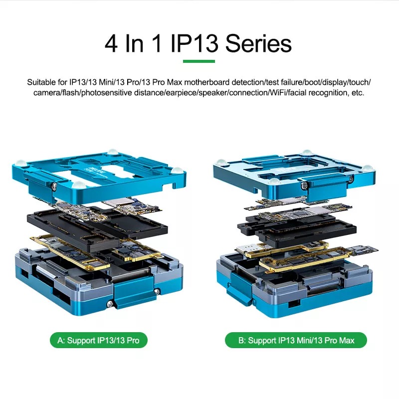 RELIFE T-010 IP13 Series 4 in 1 Middle Mother board Tester Suitable for IP13/13 Mini/13 Pro/13 Pro Max Motherboard Test