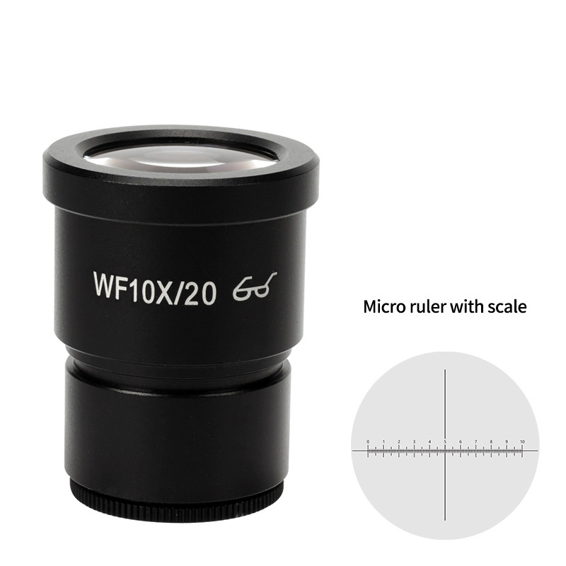 Mechanic microscope eyepieces 10X/20X/25X/30X wide angle with messuring scale