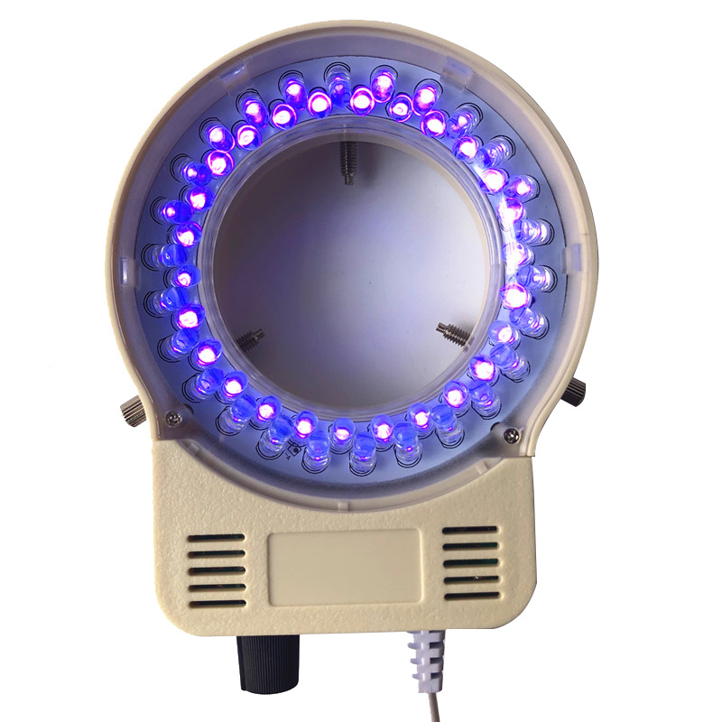 Microscope lamp Lens LED Light Source Light Beads Adjustable Brightness Ring Light Illuminator