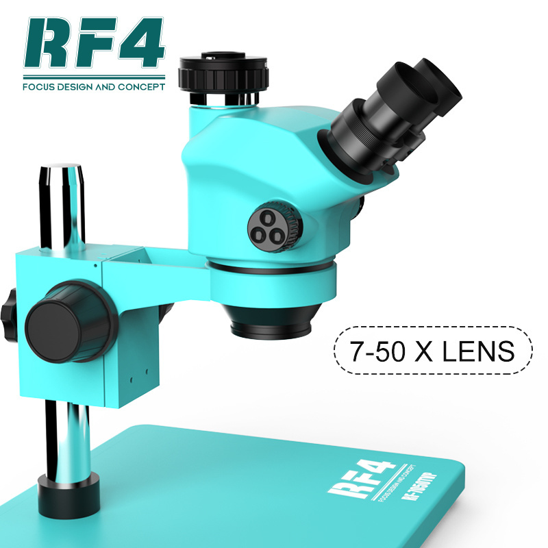 RF4 7X-50X RF6565TV RF7050TVP-YS010W RF7050TVD2 Adjust Trinocular Microscope for iphone Mobile BGA repair magnifier Fix Tools
