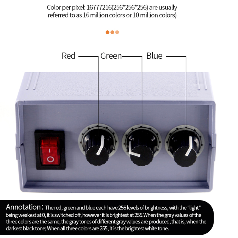 TUOLI TL-17S 16 million color microscope LED source light