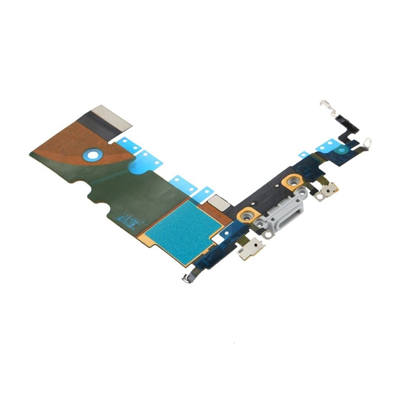 Charging Port Flex Cable for iPhone 8 (Silver)