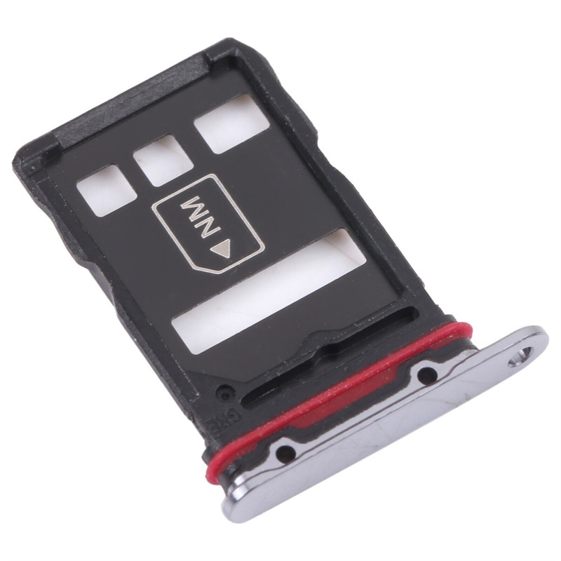 SIM Card Tray + NM Card Tray for Huawei P50 Pro (Black)