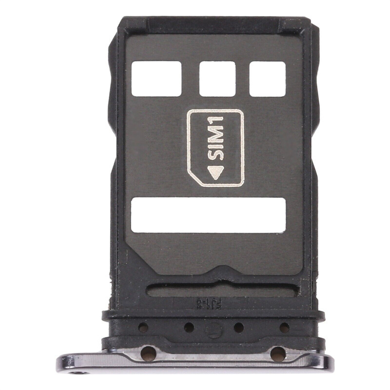 SIM Card Tray + NM Card Tray for Huawei P40 Pro+ (Black)