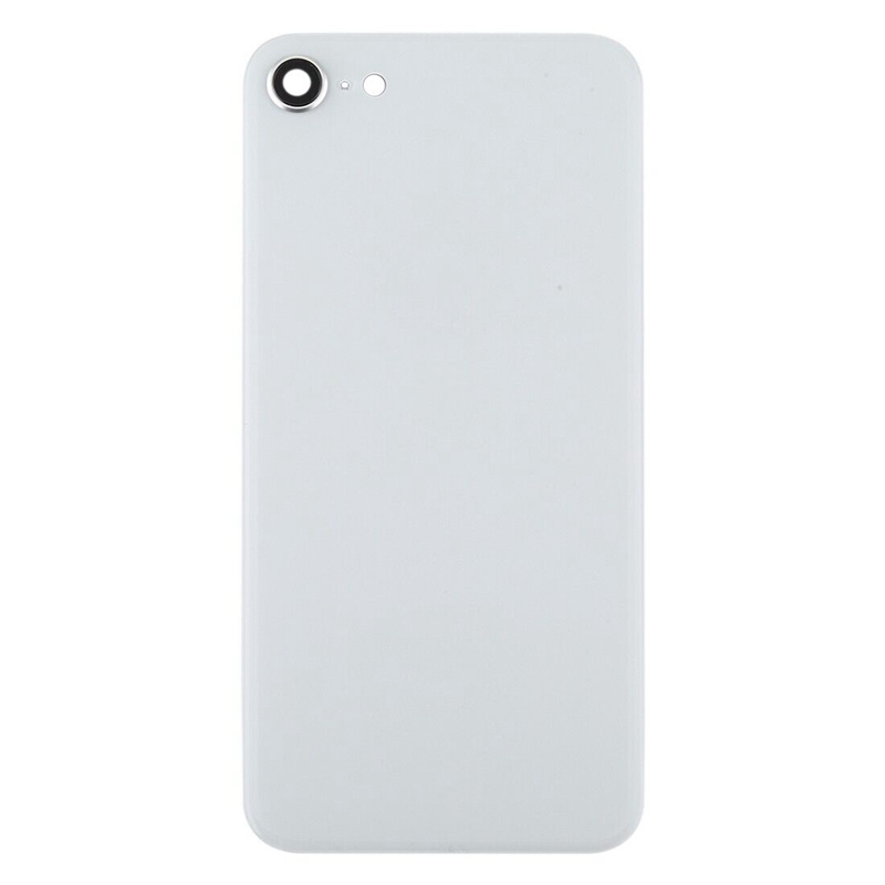 Big Hole Glass Battery Back Cover for iPhone SE 2020(White)
