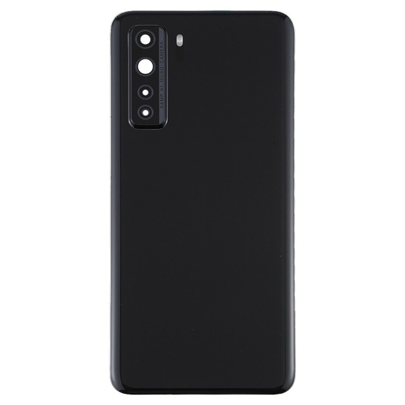Original Battery Back Cover with Camera Lens Cover for Huawei P40 Lite 5G / Nova 7 SE(Black)