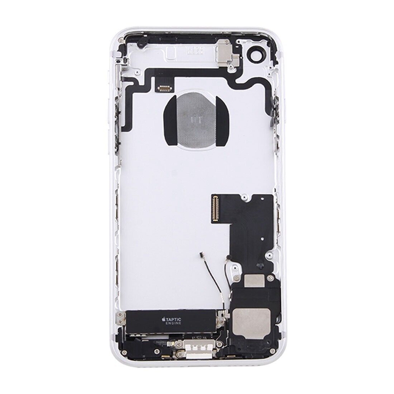 Battery Back Cover Assembly with Card Tray for iPhone 7(Silver)