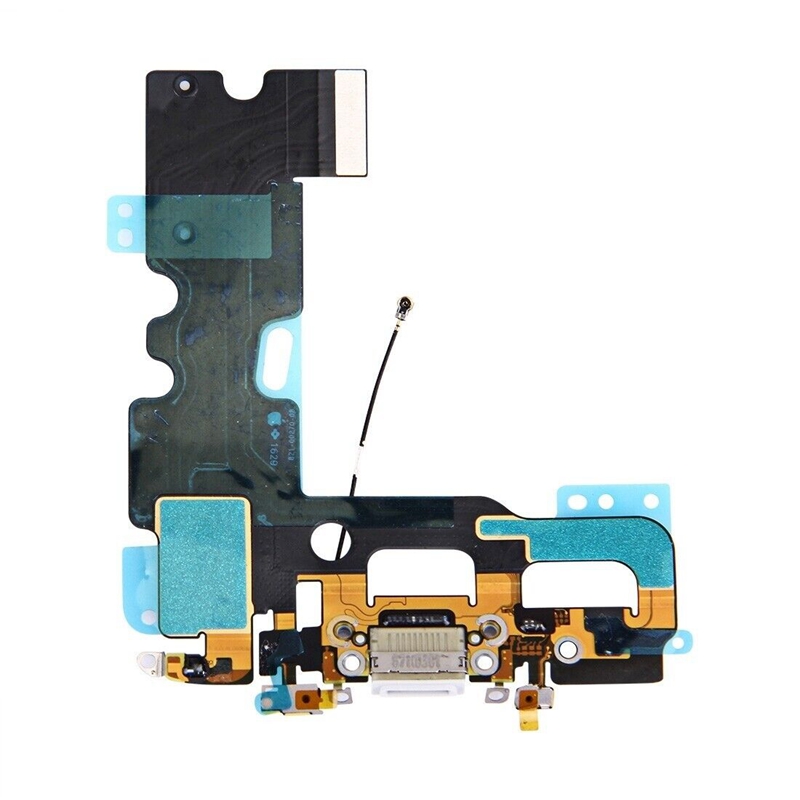 Charging Port Flex Cable for iPhone 7 White Original