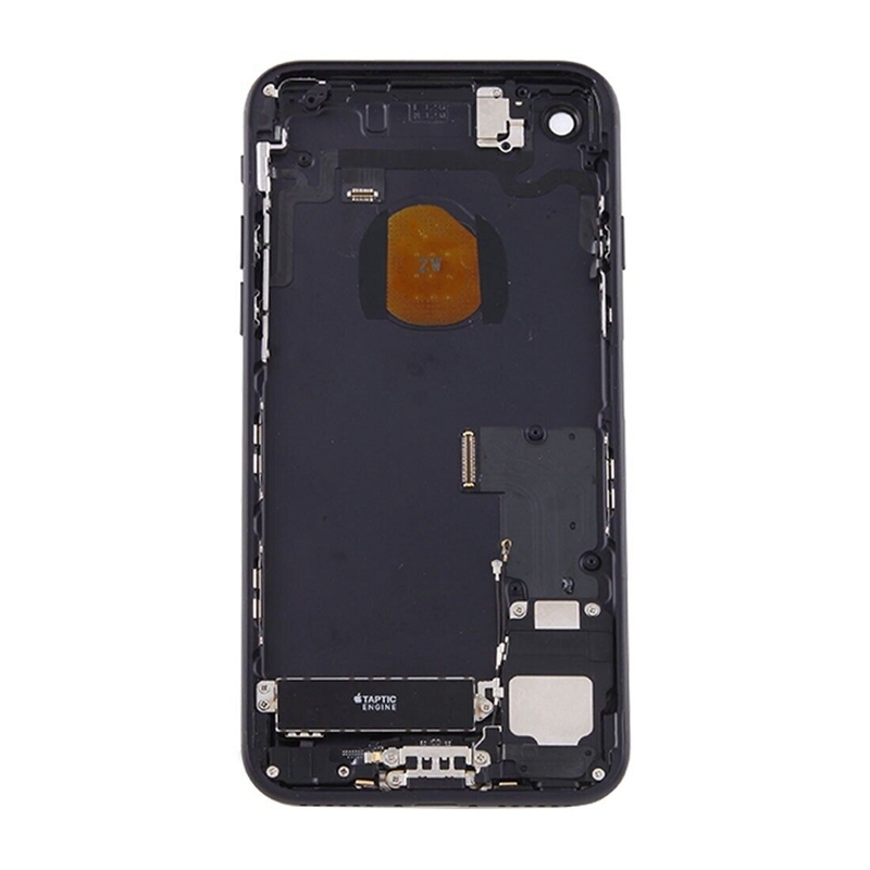 Battery Back Cover Assembly with Card Tray for iPhone 7 (Black)