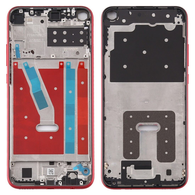 Original Middle Frame Bezel Plate for Huawei P40 Lite E / Enjoy 10(Red)