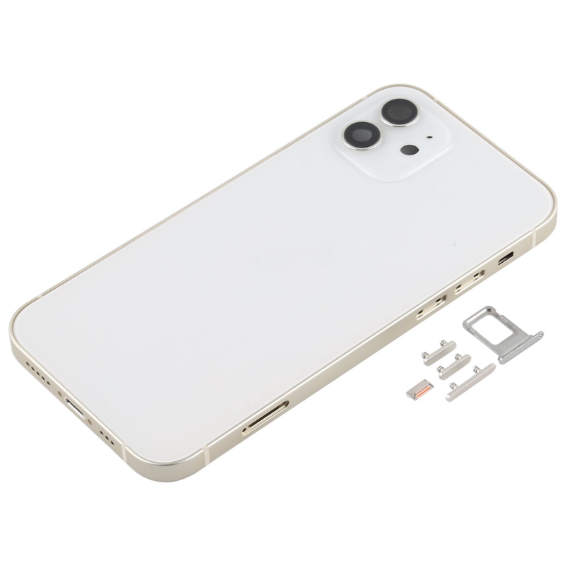 Back Housing Cover for iPhone 12/12 Pro (White)HQ