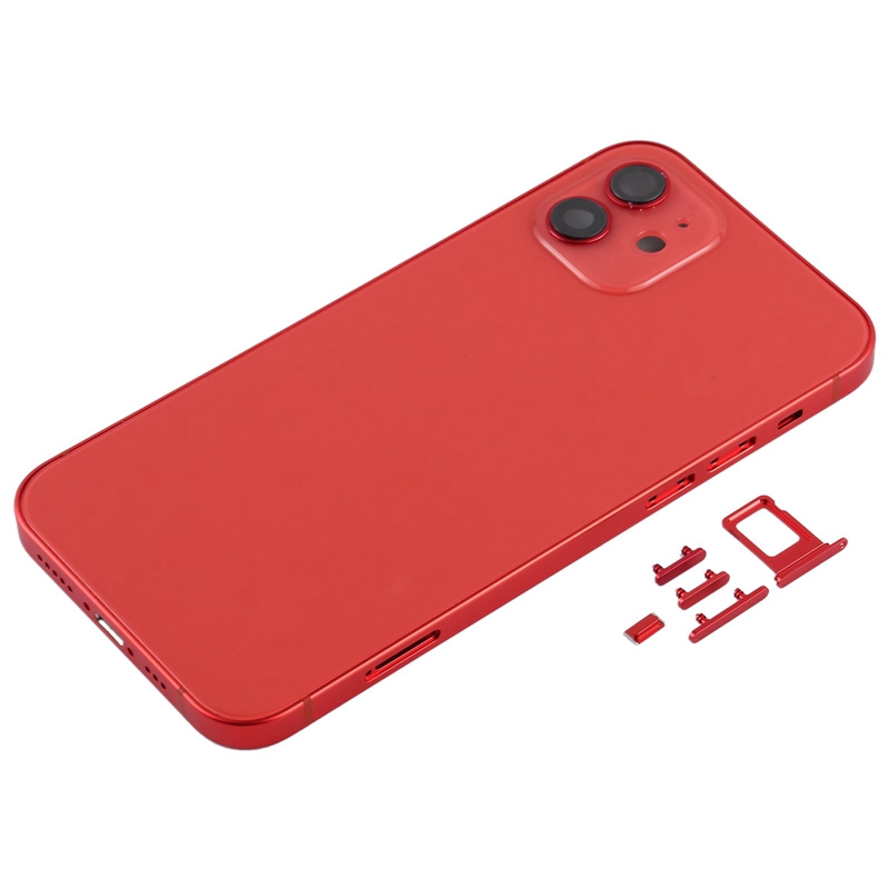 Back Housing Cover for iPhone 12/12 Pro (Red) HQ