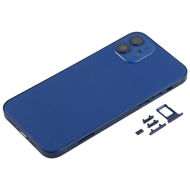 Back Housing Cover for iPhone 12/12 Pro (Blue) HQ
