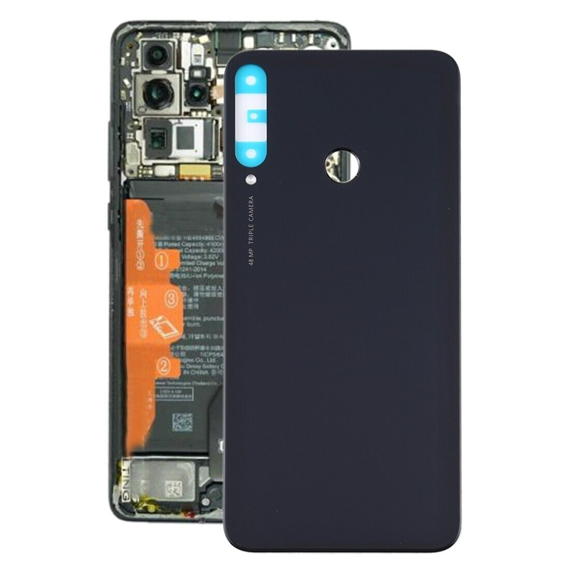 Original Battery Back Cover for Huawei P40 Lite E / Y7p(Black)