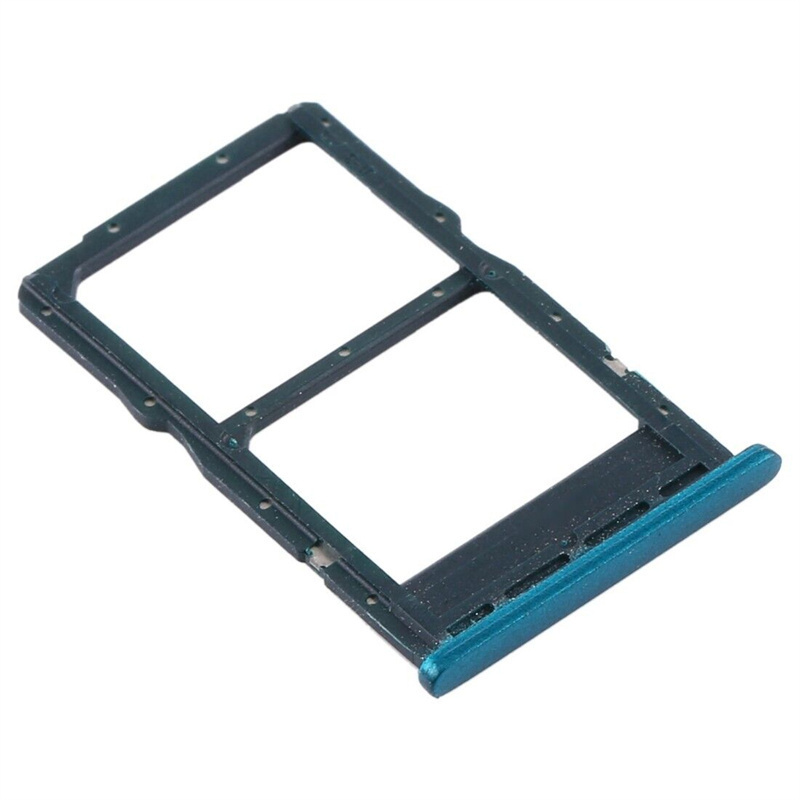 SIM Card Tray + NM Card Tray for Huawei P40 Lite (Green)