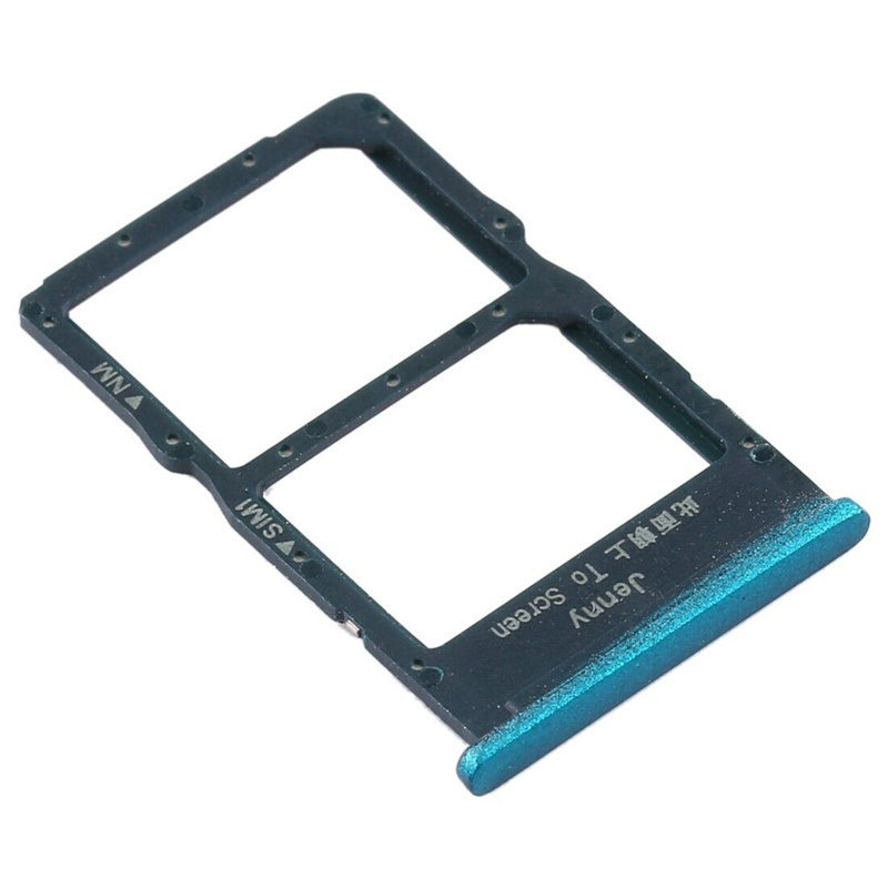 SIM Card Tray + NM Card Tray for Huawei P40 Lite (Green)