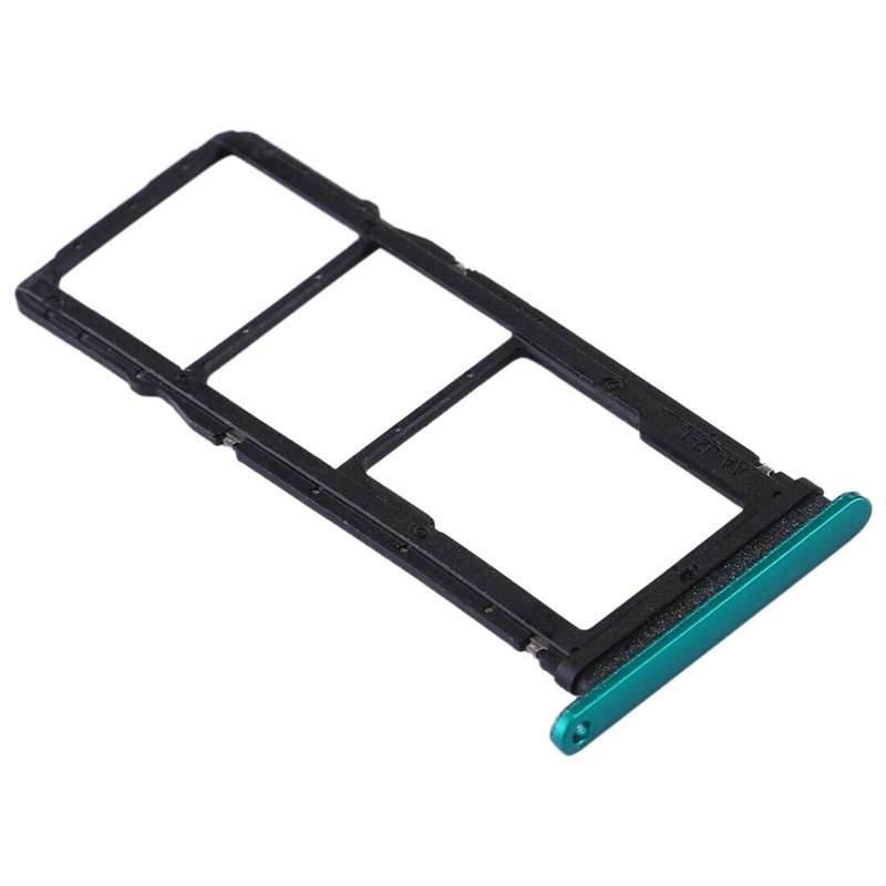 SIM Card Tray+SIM Card Tray+Micro SD Card Tray for Huawei P40 Lite E∕Enjoy 10(Green)