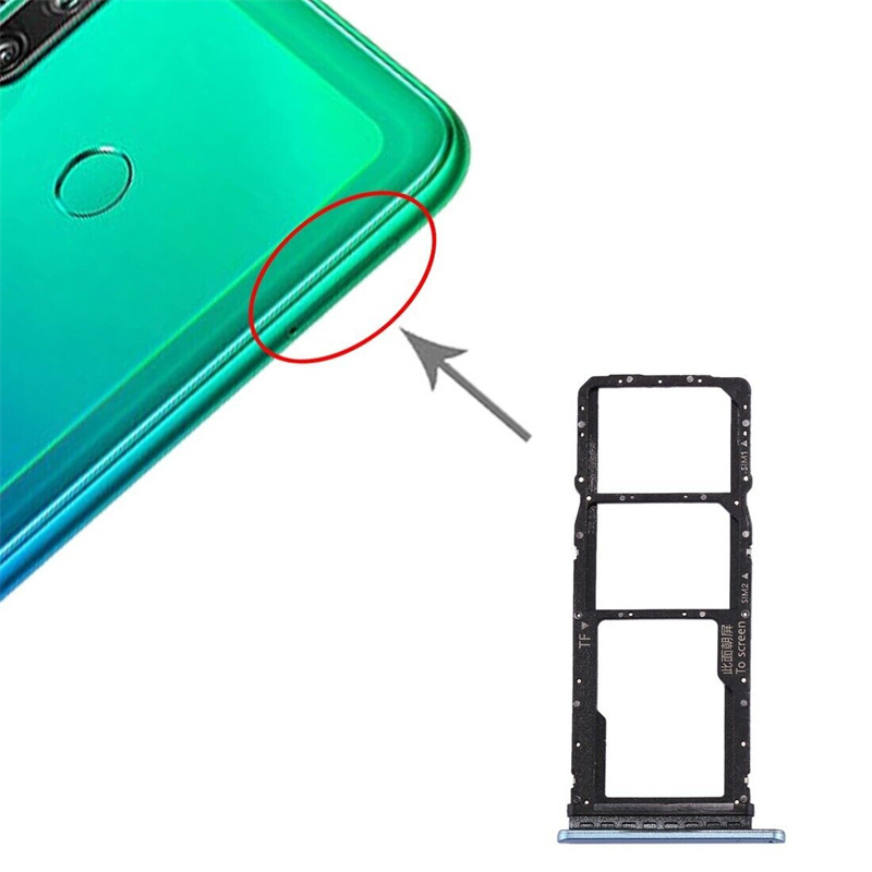 SIM Card Tray+SIM Card Tray+Micro SD Card Tray for Huawei P40 Lite E∕Enjoy 10