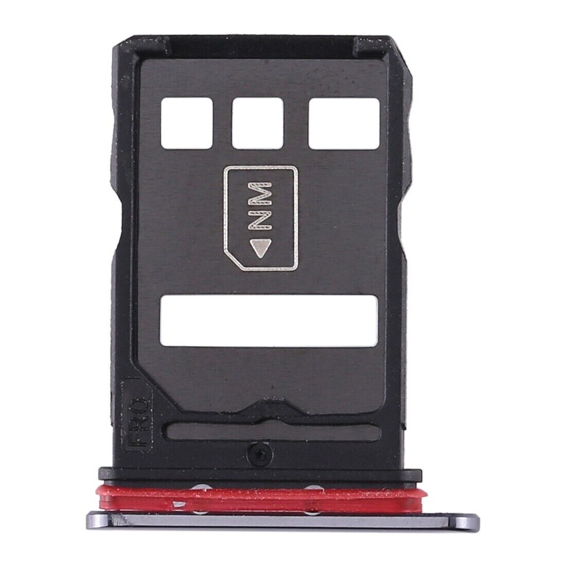 SIM Card Tray + NM Card Tray for Huawei P40 (Grey)
