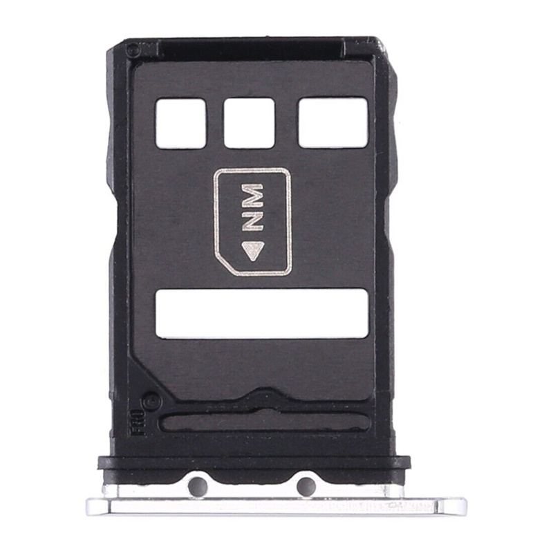 SIM Card Tray + NM Card Tray for Huawei P40 (White)