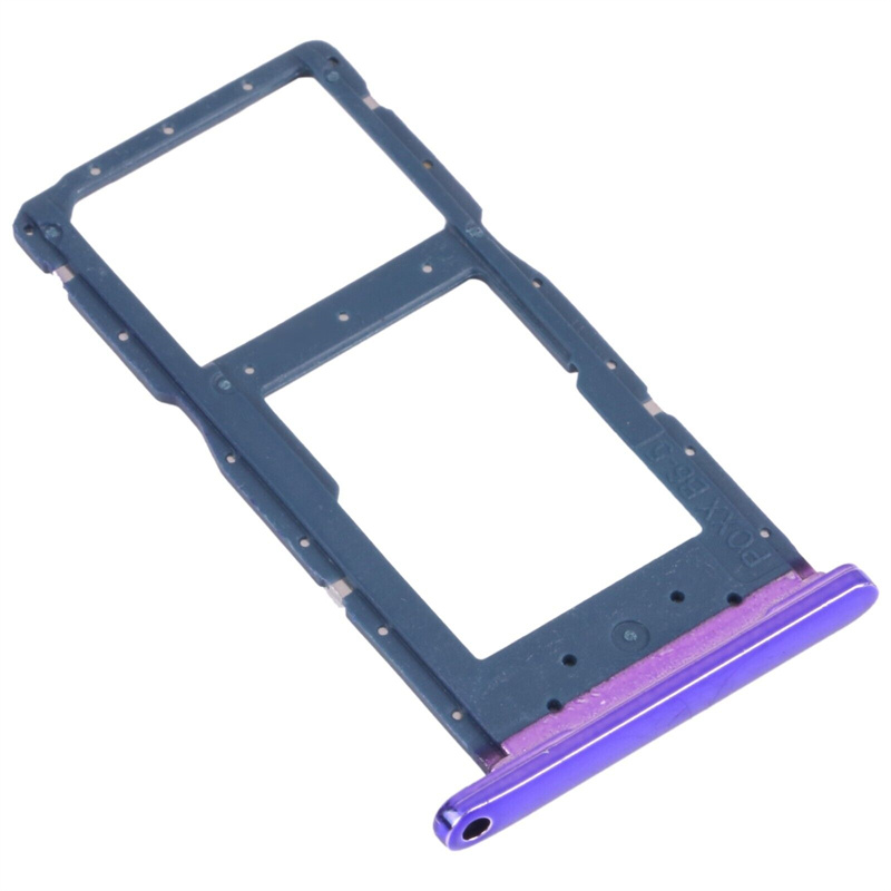 SIM Card Tray + SIM Card Tray / Micro SD Card Tray for Huawei P Smart (2019)(Purple)