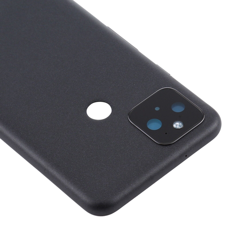 Battery Door + Back Camera Lens  for Google Pixel 5 Black Original
