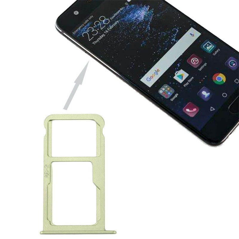 For Huawei P10 SIM Card Tray & SIM / Micro SD Card Tray(Green)