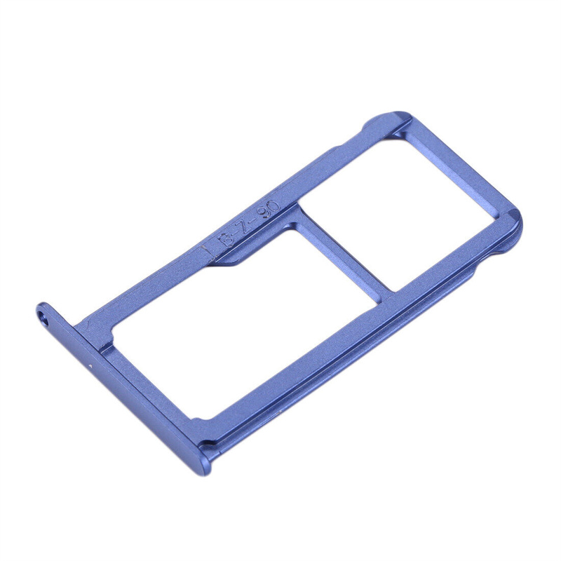 For Huawei P10 SIM Card Tray & SIM ∕ Micro SD Card Tray (Blue)