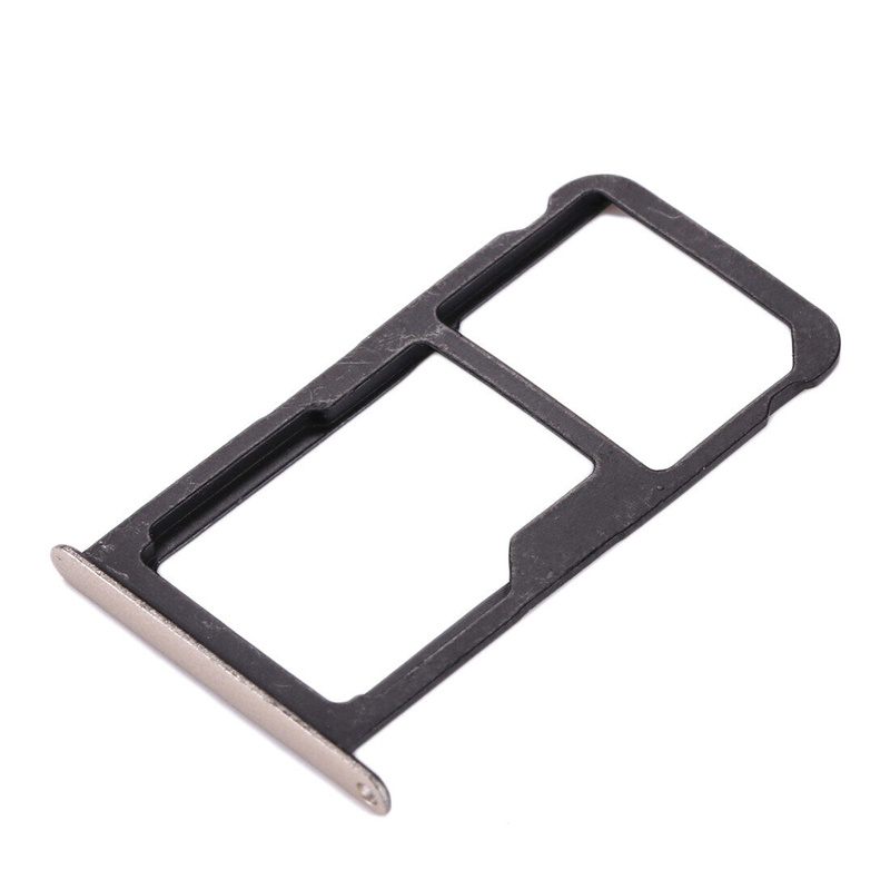 For Huawei P10 Lite SIM Card Tray & SIM / Micro SD Card Tray(Gold)