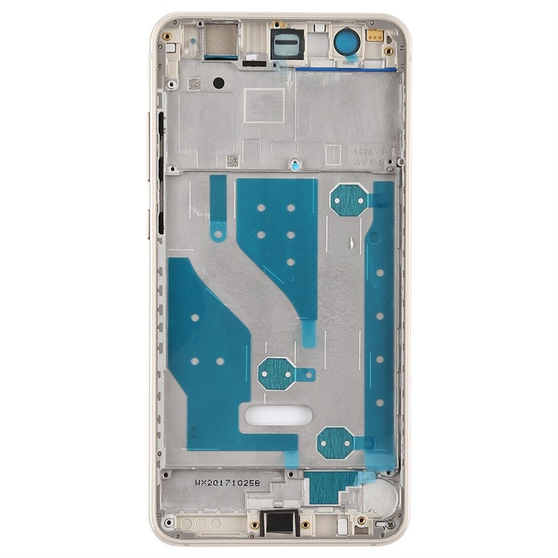 Middle Frame Bezel Plate with Side Keys for Huawei P10 Lite(Gold)