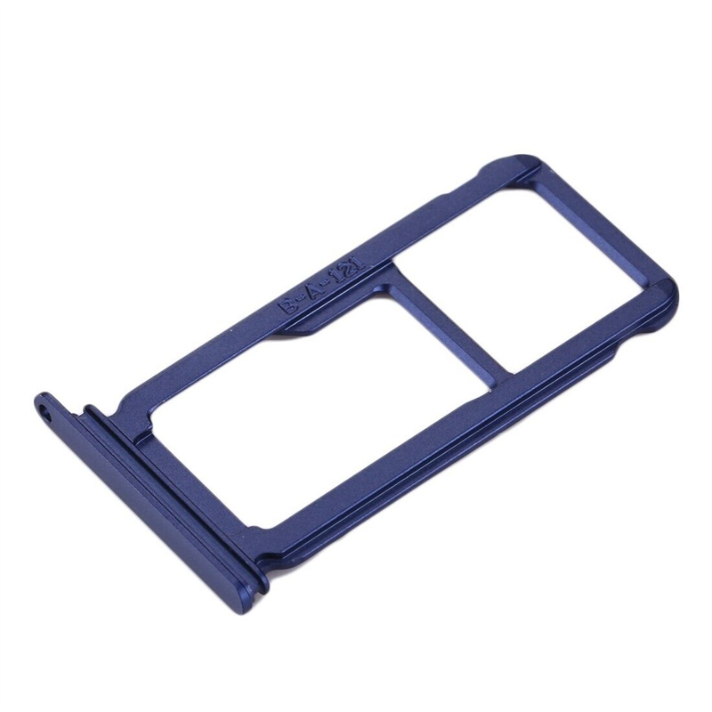 For Huawei P10 Plus SIM Card Tray & SIM / Micro SD Card Tray(Blue)