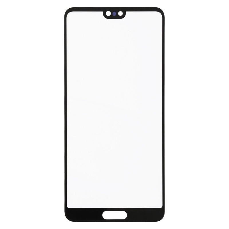 For Huawei P20 10PCS Front Screen Outer Glass Lens (Black)