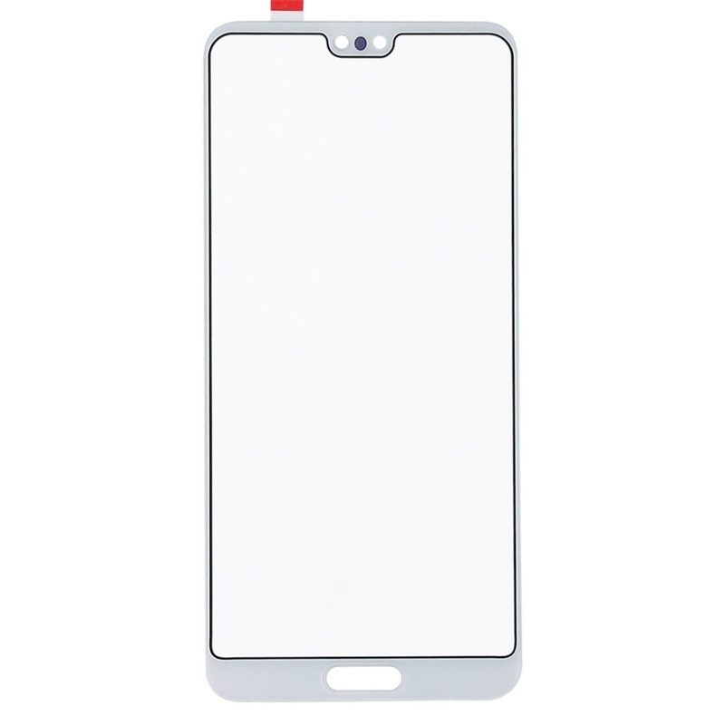 For Huawei P20 10PCS Front Screen Outer Glass Lens (White)