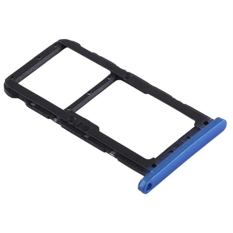 SIM Card Tray + SIM Card Tray / Micro SD Card for Huawei P20 Lite / Nova 3e (Blue)