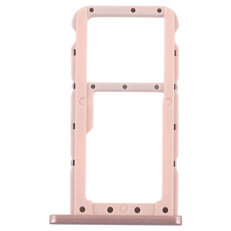 SIM Card Tray + SIM Card Tray / Micro SD Card for Huawei P20 Lite / Nova 3e (Pink)
