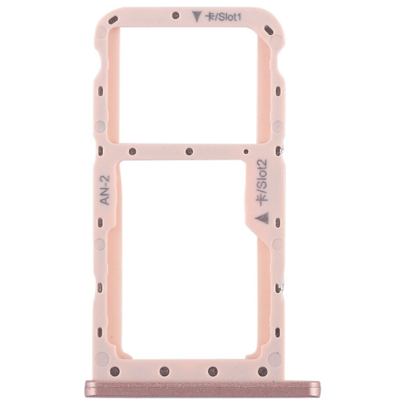SIM Card Tray + SIM Card Tray / Micro SD Card for Huawei P20 Lite / Nova 3e (Pink)