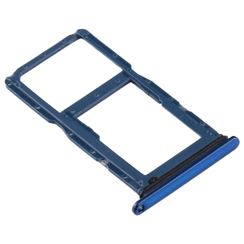 SIM Card Tray + SIM Card Tray / Micro SD Card Tray for Huawei P20 Lite (2019) (Blue)